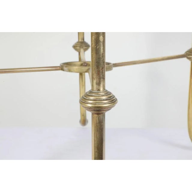 Regency Style Brass Letter Table, 1920s For Sale - Image 10 of 13