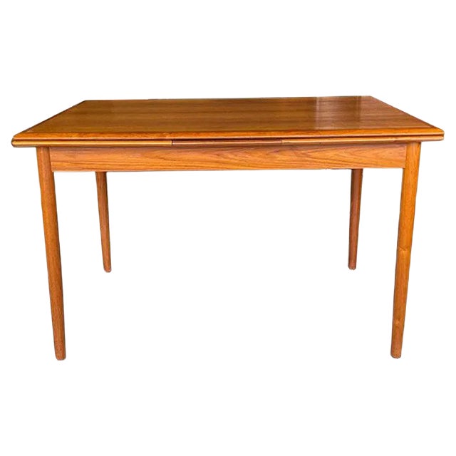 Danish Modern Teak Dining Table, 1960s For Sale