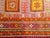 Vintage Moroccan Tribal Rug, Hand-Knotted Wool, Geometric Pattern, Yellow & Purple, 4' X 7' For Sale - Image 15 of 17