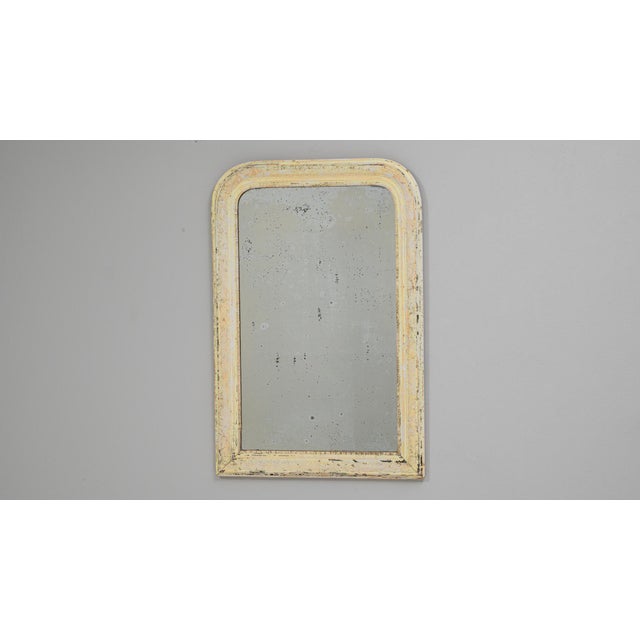 1880s French Wood Patinated Mirror For Sale - Image 11 of 18