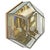 Hexagonal Brass and Beveled Glass Sconce or Ceiling Lamp from Fontana Arte, Italy, 1950s For Sale - Image 16 of 16