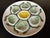 Mid-Century Modern Belon Oyster Plates from Pornic Pottery MBFA, 1950s, Set of 10 For Sale - Image 3 of 12