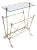 Neoclassical Brass and Glass Magazine Rack. French Work by Maison Jansen For Sale