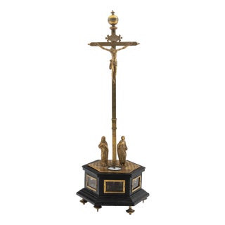 Clock with Calvary by Allodi For Sale