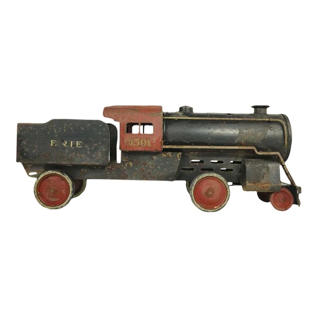 1920s Steelcraft Erie 1501 Sit N Ride Train Toy For Sale