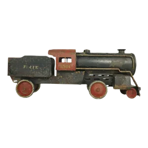 1920s Steelcraft Erie 1501 Sit N Ride Train Toy