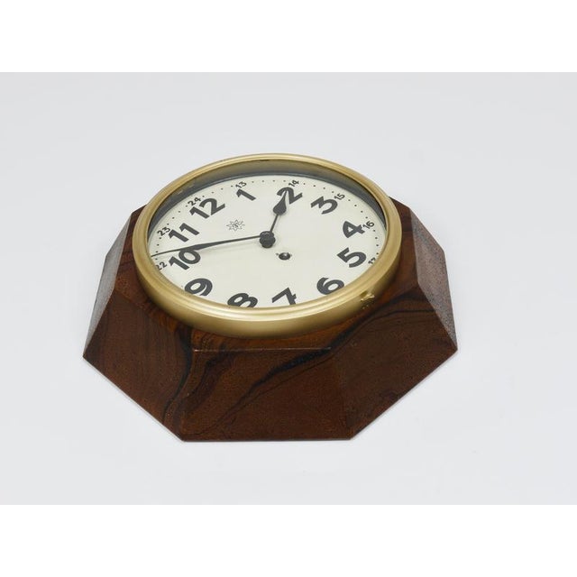 Vienna Modernism Wall Clock by Adolf Loos for Junghans, Germany, 1920s For Sale - Image 13 of 18