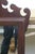 Vintage Federal Chippendale Mahogany Inlaid Beveled Glass Mirror 37" For Sale - Image 4 of 12