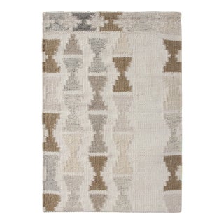 Muted Scandinavian Kilim Rug by Celerie Kemble for Chairish, 13'x19' For Sale