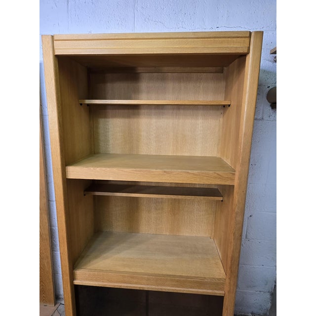 Wood Living Room Bookcase by Guillerme & Chambron for Votre Maison, 1960s For Sale - Image 7 of 15