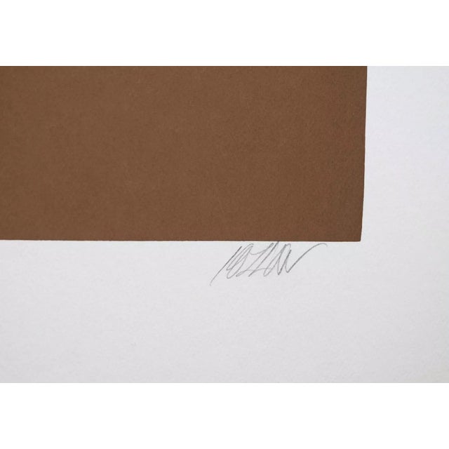 Richard Kozlow Rio Blanco Signed Modernist Serigraph 55/100 Unframed For Sale In Detroit - Image 6 of 6