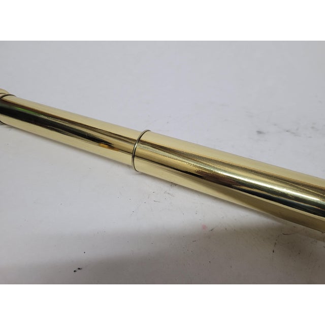 Solid Brass Ship Captains Telescope For Sale - Image 12 of 12