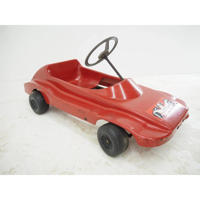 Mid-Century Kids Mechanical Pedal Car, 1960s For Sale - Image 4 of 12