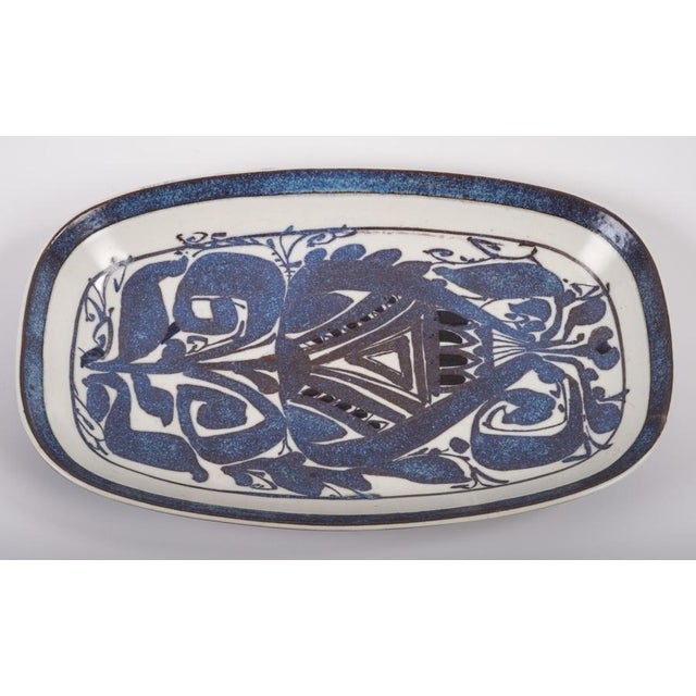 1960s Tenera Faience Bowl by Kari Christensen for Royal Copenhagen, 1960s For Sale - Image 5 of 8