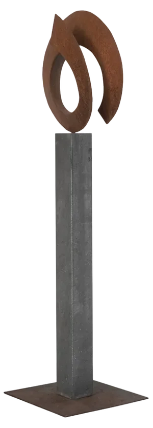 Large Sculpture in Rusted Corten Steel by Pieter Obels, 2000s
