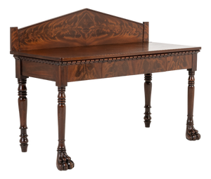 19th Century English Regency Mahogany Serving Table