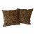 Leopard Print Pillows - Set of 2 For Sale