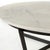 Metal Four Hands Felix Round Coffee Table - Sandblasted White Marble For Sale - Image 7 of 12