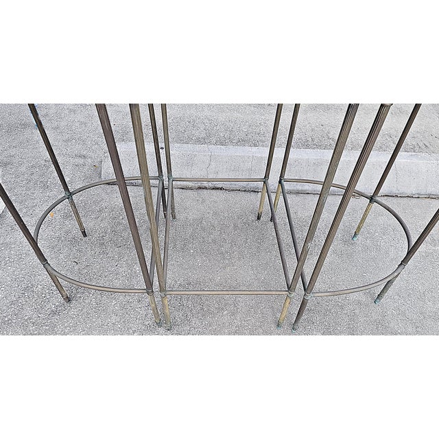 1920s Mid-Century Bauges Style 3 Piece Sofa Table For Sale In West Palm - Image 6 of 11