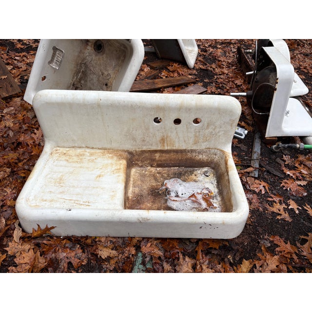 7 Vintage 1920s Sinks Varied Styles For Sale - Image 14 of 18