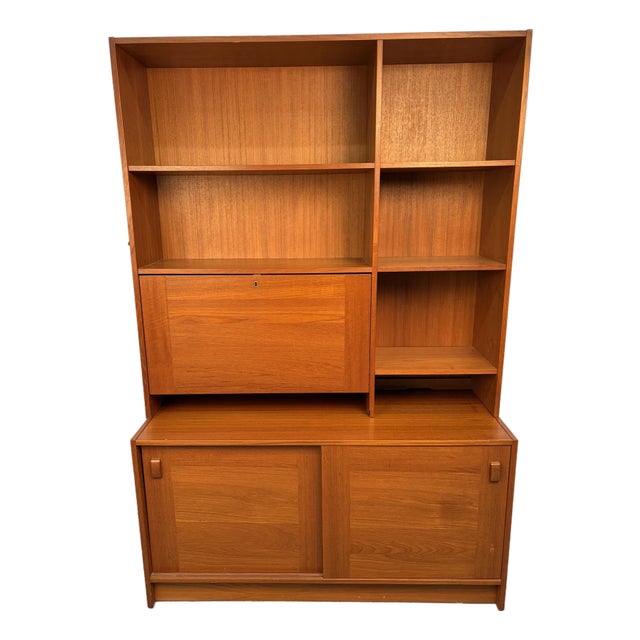 1960s Danish Teak Bookcase by Domino Møbler For Sale