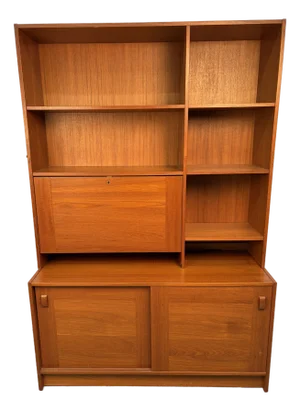 1960s Danish Teak Bookcase by Domino Møbler