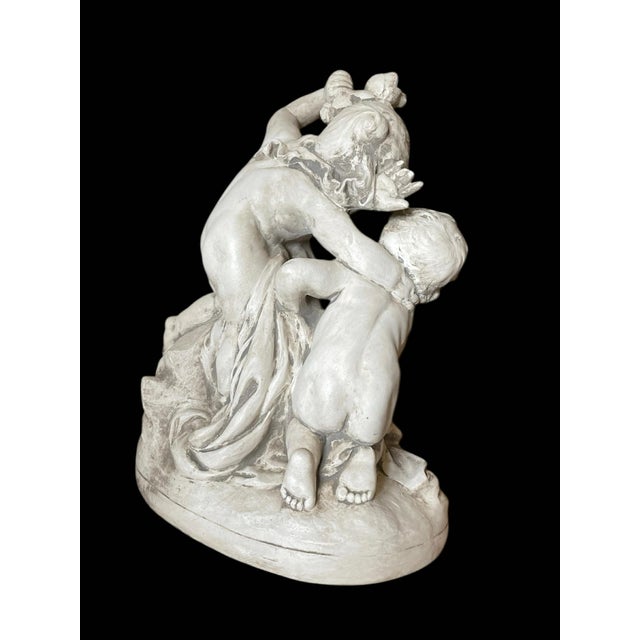Early 20th Century Raphael Charles Peyre (1872-1949) Figural Sculpture Titled 'Bataille De Fleurs' For Sale - Image 6 of 18