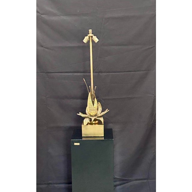 Vintage Bronze and Brass Lamp, 1970s For Sale - Image 14 of 18