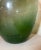 Bottle Green 19th Century Gigantic Rare Cut Off Top Hand Blown Green Glass Demijohn Carboy Wine Bottle Jug For Sale - Image 8 of 13