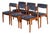 Teak Dining Chairs in Style of Erik Buch Mid Century Modern Seating Set of 6 Denmark 1960s For Sale
