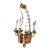 Mid 20th Century Hanging Copper Pot 6 Light Chandelier For Sale