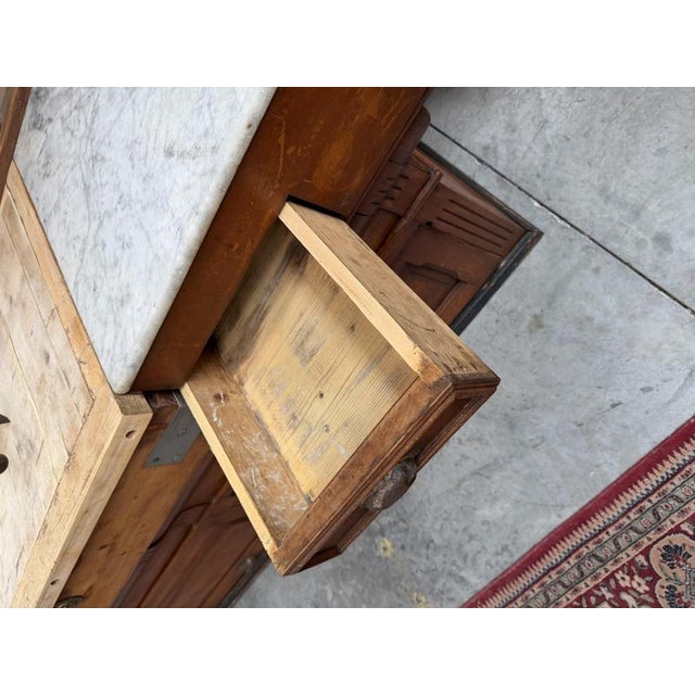 Large Late 19th Century Butcher Block For Sale - Image 10 of 13