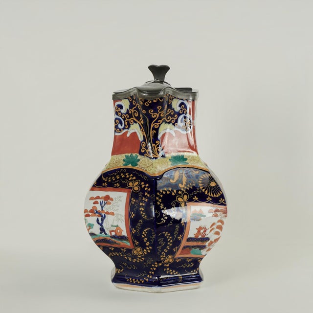 Antique English Mason's Chinoiserie Ironstone China Pitcher For Sale In West Palm - Image 6 of 13