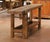 Mid 19th Century 19th Century French Oak Carpenter’s Press Console Table With Bottom Shelf For Sale - Image 5 of 13