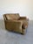 Wood Mid Century Olive Buffalo Leather and Rosewood Loveseat After Arne Norell For Sale - Image 7 of 10