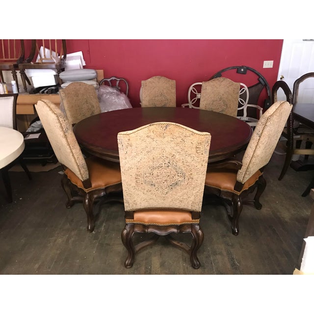 Thomasville Furniture Hills of Tuscany Elba Dark Rustico Round Dining