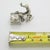 Vintage Italian Handmade Genuine Silver Shoemaker at Work Figurine Miniature For Sale - Image 11 of 11