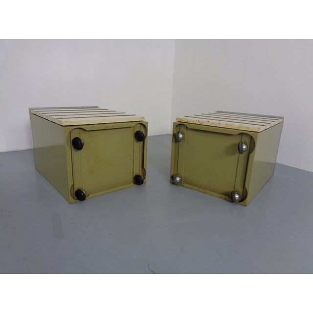 Steel Mobile Medical Cabinets with Drawers from Baisch, Germany, 1950s, Set of 2 For Sale - Image 18 of 18
