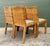 Vintage Woven Rattan Dining Chairs - Set of 4 For Sale - Image 9 of 10