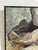 Hyperrealistic scene of a rocky beach grotto with pebbles and stones, oil on canvas, signed White, Rockport, MA, dated 1971.