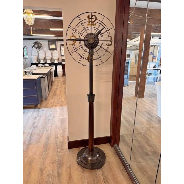 Enhance your living space with the Floor Phan wooden grandfather clock. It’s designed to resemble an industrial fan from...