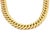 The Mayor's 18k Yellow Gold Beveled Curb Link Necklace is a vintage piece of fine jewelry that features a choker style...