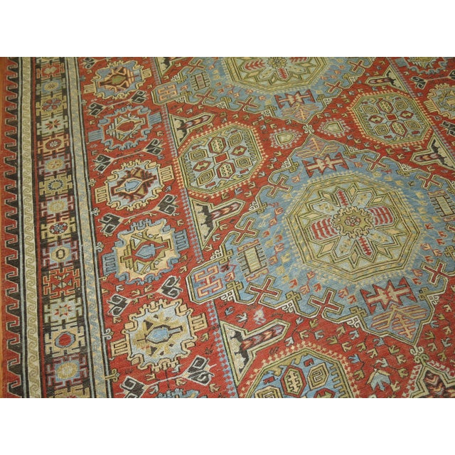Antique Tribal Flatweave Soumac, 6'9'' X 10'7'' For Sale In New York - Image 6 of 10