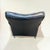 Art Deco Black Leather Club Chair, 1950s For Sale - Image 6 of 10