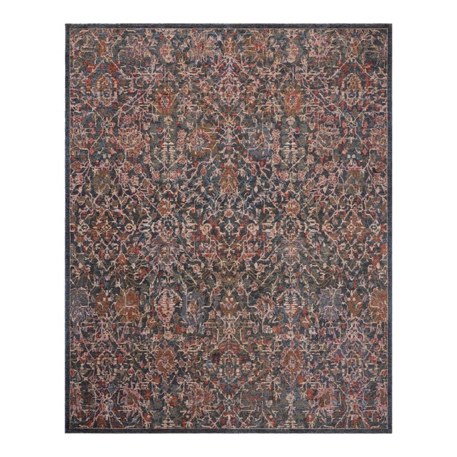 Loloi Winchester Denim / Sunset 7'-9" x 10' Area Rug For Sale