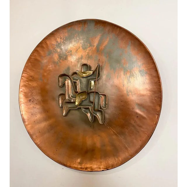 French Copper Horse Plaque, in Very Good conditions.