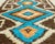 A narrow masterpiece of traditional Moroccan artistry. This hand-knotted wool runner showcases a bold repeating diamond...