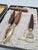 Brown Bar Set with Wooden Handles by Echt Vergoldet, West Germany, 1960s. For Sale - Image 8 of 9