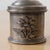 1930s French Pewter Floral Canisters, Set of 3 For Sale - Image 10 of 15