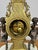 Louis XV Brass Marble Garniture Set with Candelabras, Set of 3 For Sale - Image 17 of 18